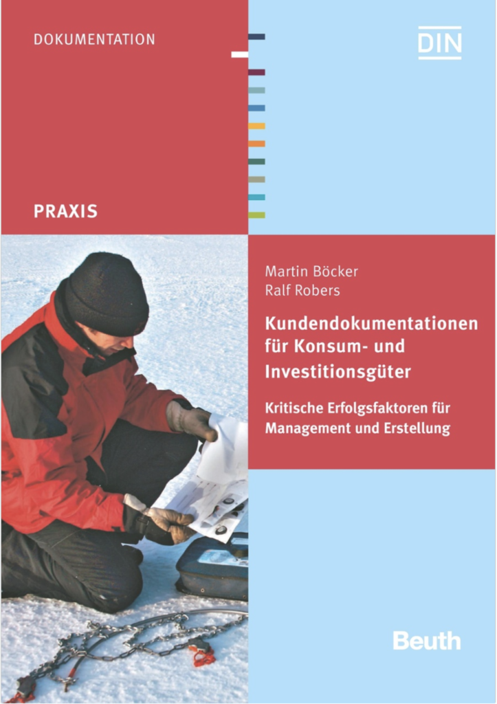 Titelseite von "Kundendokumentationen für Konsum- und Investitionsgüter", von Martin Böcker und Ralf Robers