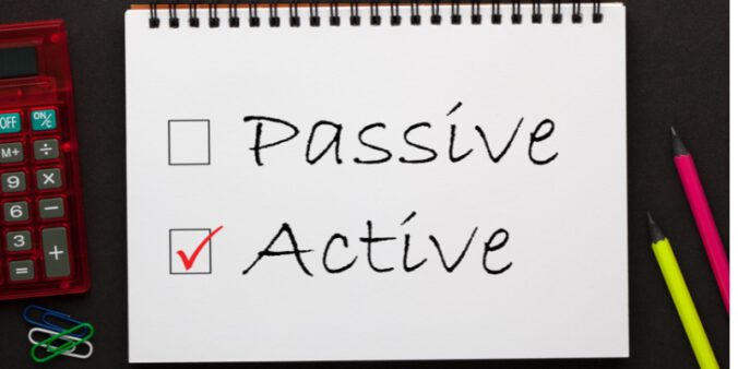 Passive no, active yes