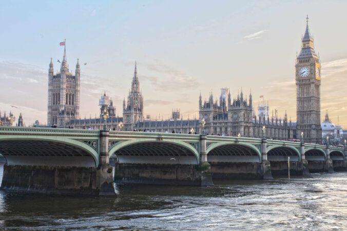Foto der Houses of Parliament und von Big Ben in London